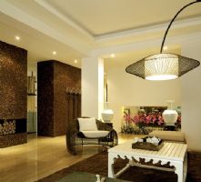 150平米中式古典美家中式客厅装修图片