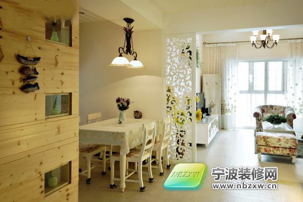 田园餐厅装修图片
