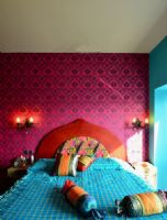 95平米超有范儿装饰 畅享波西米亚异国风情欧式卧室装修图片