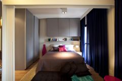 45平小公寓精致设计堪比大户型现代卧室装修图片