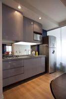45平小公寓精致设计堪比大户型现代厨房装修图片