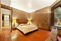 170平美式现代公寓现代卧室装修图片