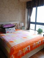 108平米宽敞舒适家装 厨房带大飘窗现代卧室装修图片