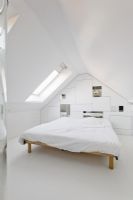 25平米白色独居生活空间简约卧室装修图片
