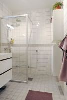 85平轻快明亮的北欧风格公寓欧式卫生间装修图片