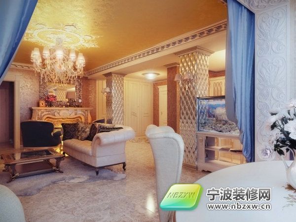 欧式客厅装修图片