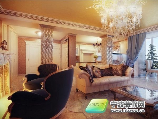 欧式客厅装修图片