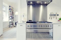90平米瑞典斯德哥摩尔公寓欧式厨房装修图片