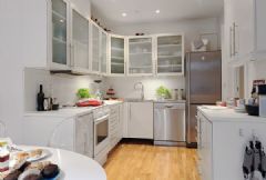 105平米北欧简约家装欧式厨房装修图片