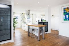 100平白色简约瑞典之家欧式厨房装修图片