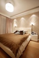 十万打造时尚摩登3居现代卧室装修图片