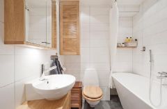 112平米的瑞典公寓欧式卫生间装修图片