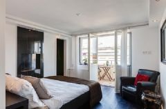 瑞典斯德哥尔摩163平公寓 呈现梦想阁楼欧式卧室装修图片