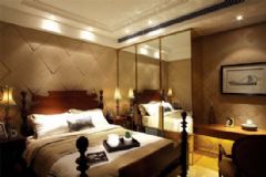 中西结合三居室设计 体验不一样的生活品质混搭卧室装修图片