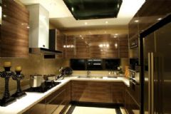 中西结合三居室设计 体验不一样的生活品质混搭厨房装修图片
