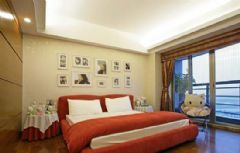 中式复式楼设计 不仅仅是传统中式卧室装修图片