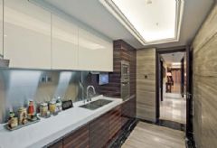 90平米新古典二居室 享受静谧二人世界古典厨房装修图片