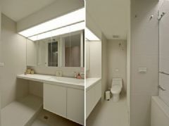 36平米小套房改建方案简约卫生间装修图片