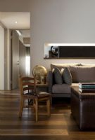灰色调凸显简约时尚 百平优雅空间简约客厅装修图片