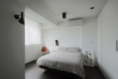 白净素雅的台北家居设计简约卧室装修图片