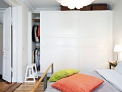 86平米的森林系公寓现代卧室装修图片