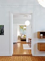 86平米的森林系公寓现代过道装修图片
