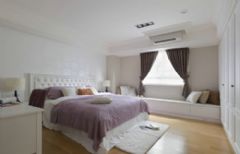 99平米老屋翻新 美式乡村风格美式卧室装修图片