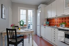 34平米迷人温馨小户型设计简约厨房装修图片
