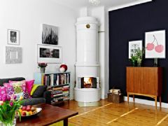 70平白木森林北欧公寓欧式客厅装修图片