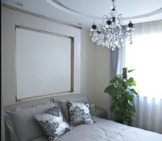 现代简约优雅两居室 营造舒适生活简约卧室装修图片