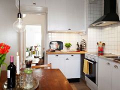 单身公寓 一个人的精彩简约厨房装修图片