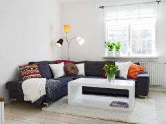 白色公寓 享受素雅低调的家居生活简约客厅装修图片