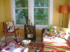 手工织物装饰森林系温馨幸福之家美式儿童房装修图片