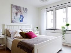 环境清新的气质公寓混搭卧室装修图片