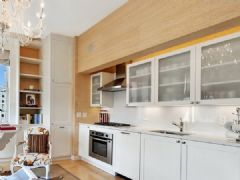 混搭新古典元素 美式现代公寓现代厨房装修图片