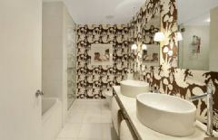 混搭新古典元素 美式现代公寓现代卫生间装修图片