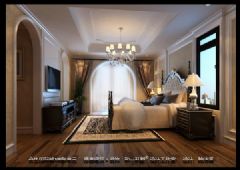 合生国际城欧式卧室装修图片