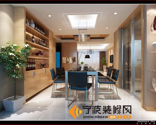 现代餐厅装修图片