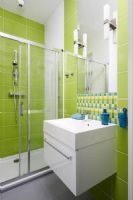 145平米现代色彩公寓现代卫生间装修图片
