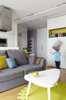 145平米现代色彩公寓现代客厅装修图片