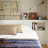 经典卧室床头设计二现代卧室装修图片