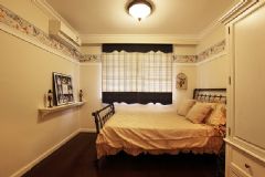 美式乡村婚房装修美式卧室装修图片