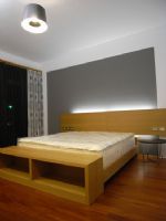 90平米金属感小复式现代卧室装修图片