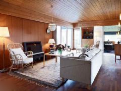 180平米美式实木家居美式客厅装修图片