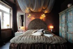 151平米令人着迷的华丽复古家居混搭卧室装修图片