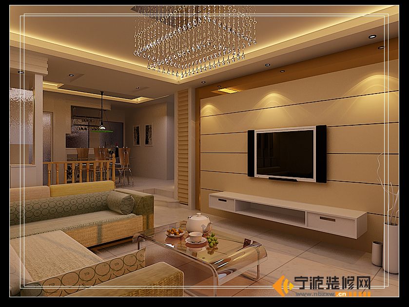 现代客厅装修图片