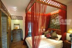 经典设计：巴厘东海岸混搭卧室装修图片