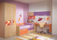 儿童房收纳案例现代儿童房装修图片