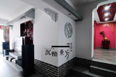 180平米淡雅新中式美家中式过道装修图片