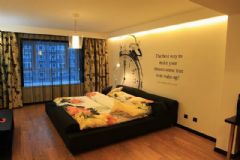 168平米现代奢华美居现代卧室装修图片